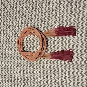 Anthropolgie Tassel Tie Rope Belt